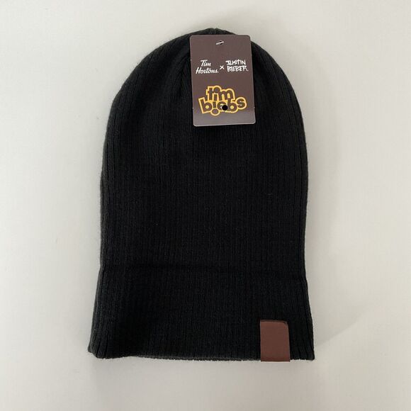 Justin Beiber Tim Horton Beanie Biebs Hat Collab Merch Knit Toque Cap Winter - Picture 11 of 12